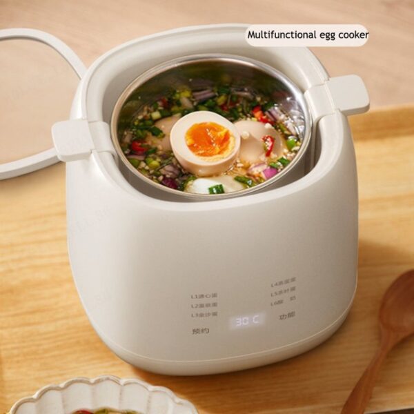 【SG STOCK】Electric Egg Boiler Automatic Egg cooker Breakfast Steamer Intelligent Egg Boiler Egg Poacher Soft Boiled Egg