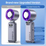 Portable Handheld Fan with Instant Ice Cooling Semiconductor Tech